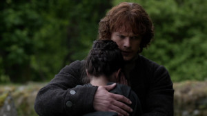 Jamie conforting Jenny- from Outlander-Online.com