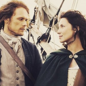 Jamie and Claire on their way to France