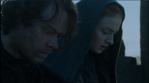 Theon and Sansa Episode 510 "Mother's Mercy"